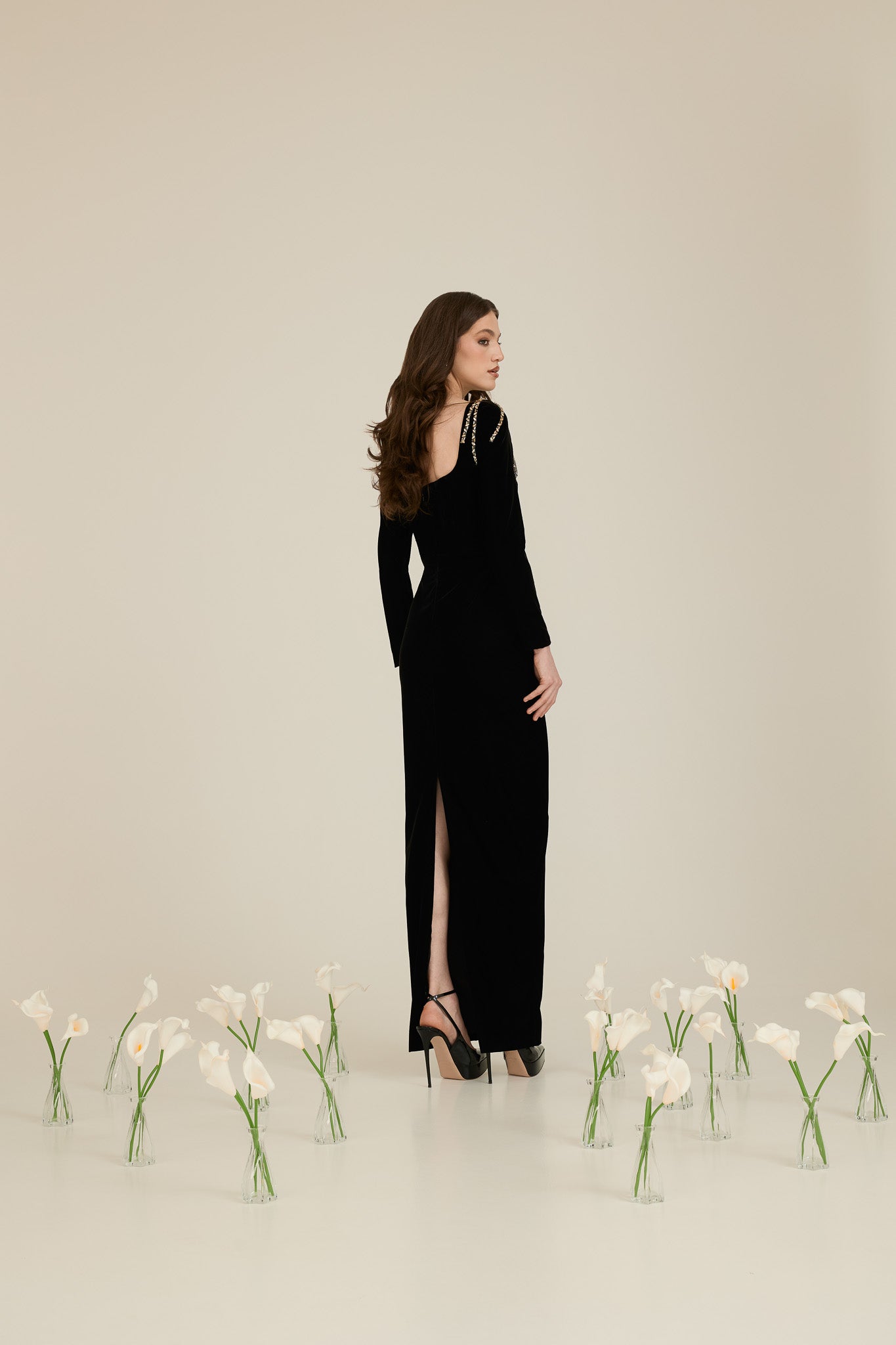 Velvet Midi Dress