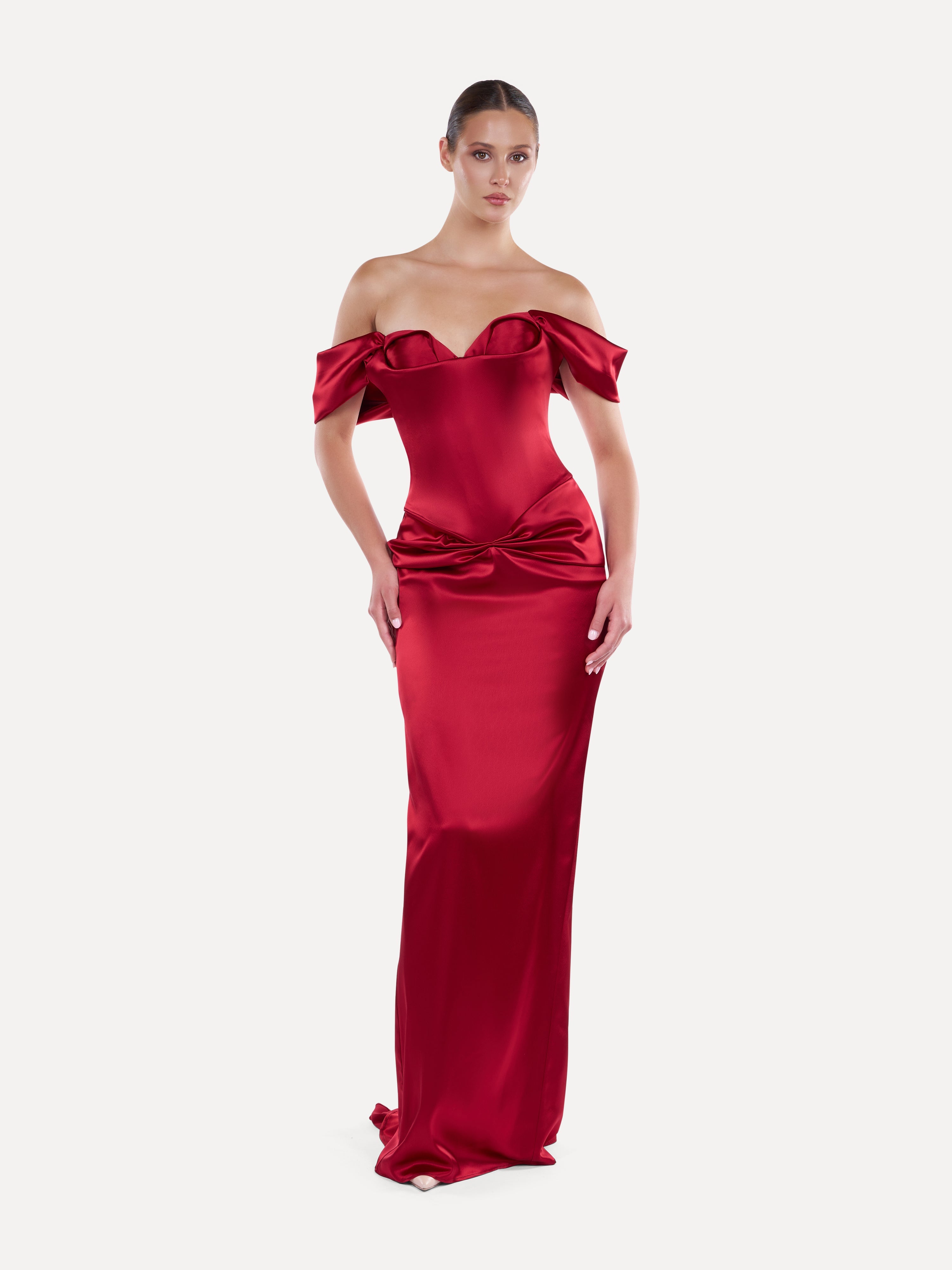 Rochie de seara cu decolteu in V Araftu Couture