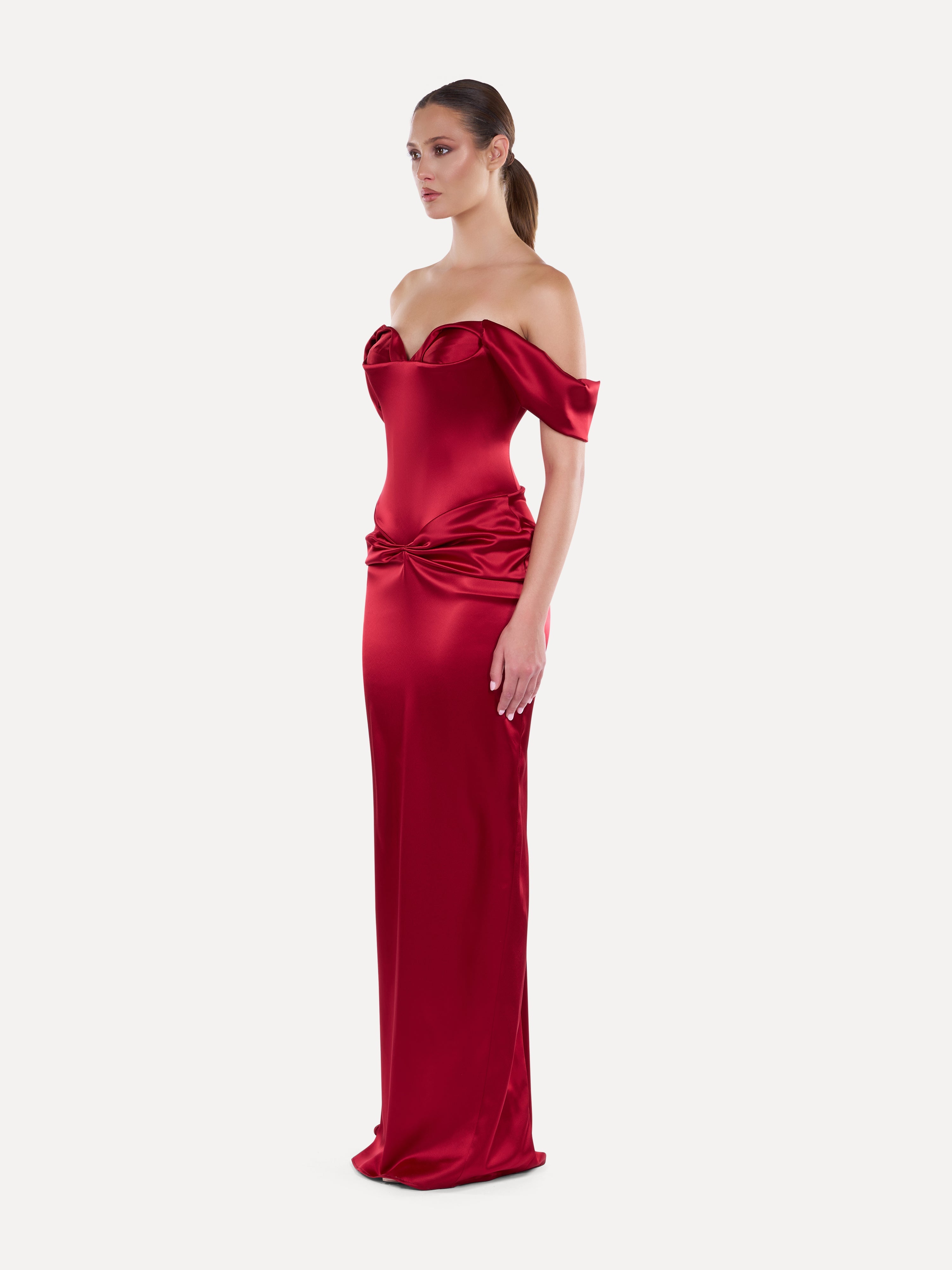 Rochie de seara cu decolteu in V Araftu Couture