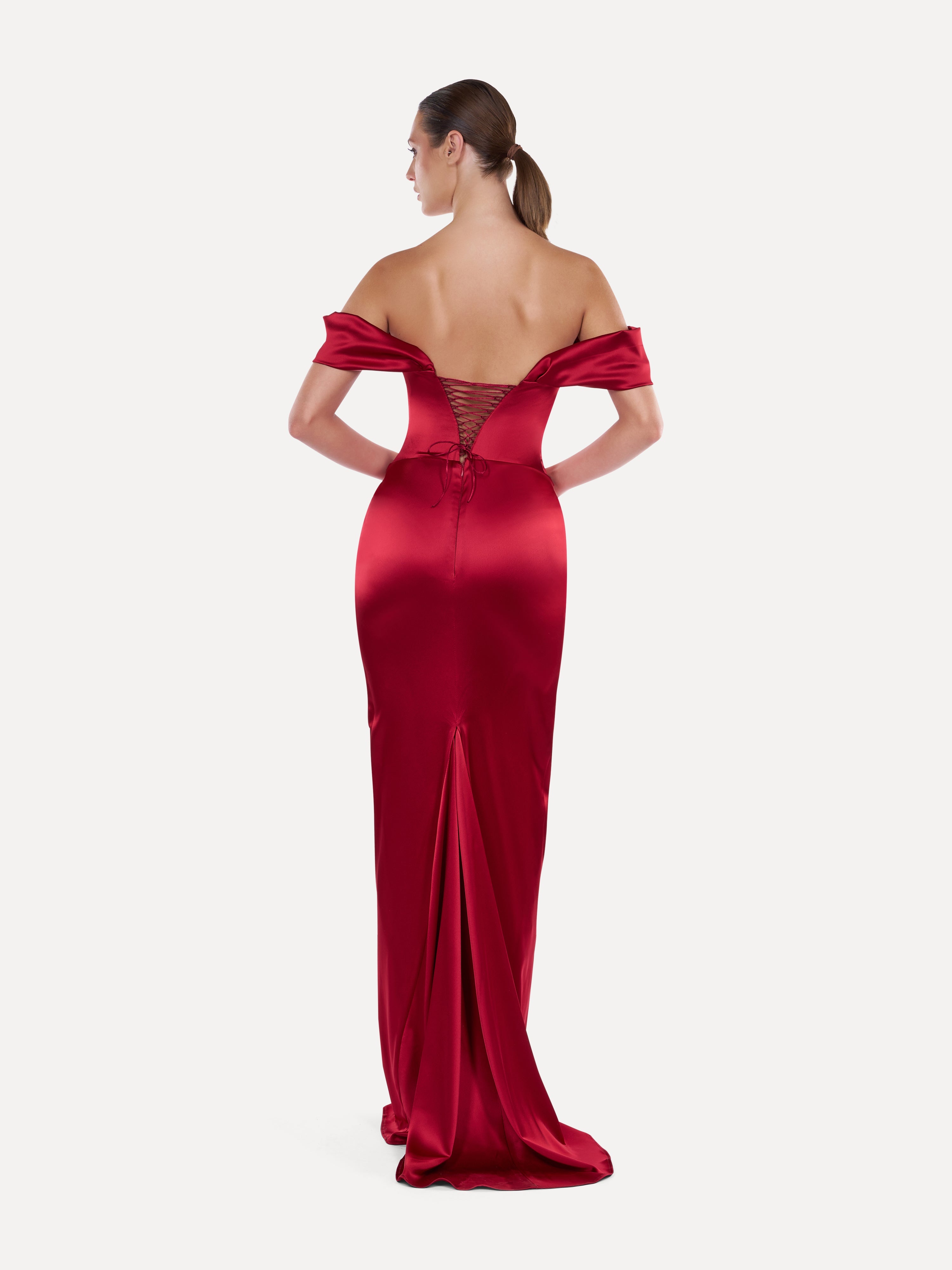 Rochie de seara cu decolteu in V Araftu Couture