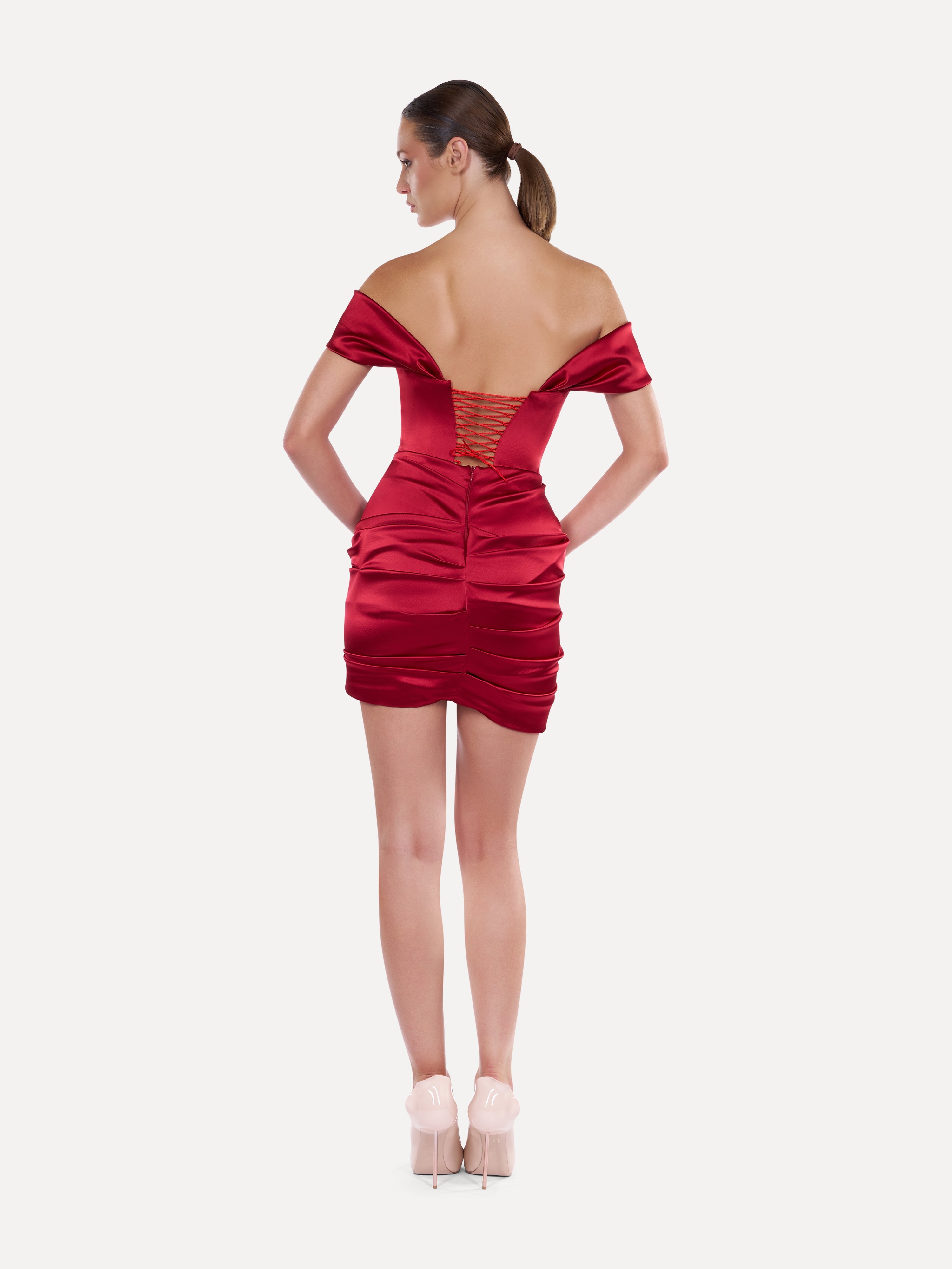 Rochie mini drapata Araftu Couture