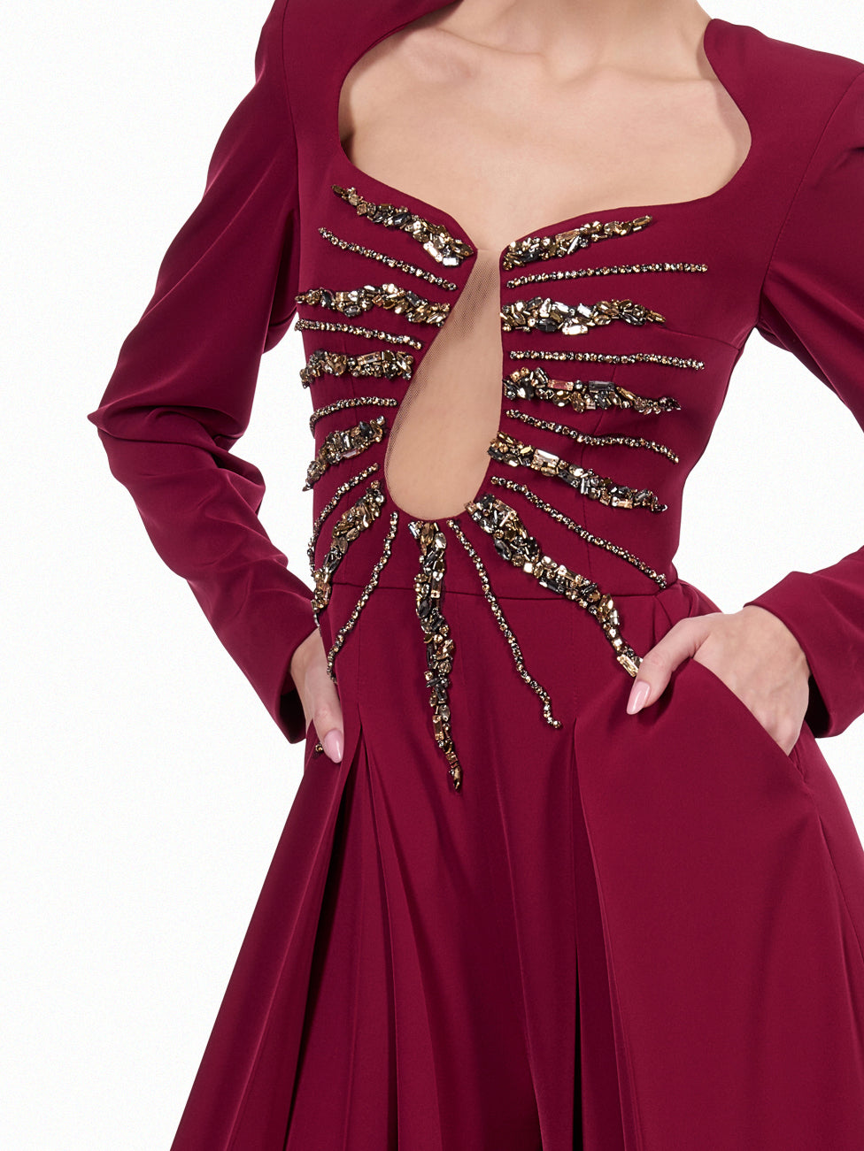 Salopeta cu pantalon extralrg Araftu Couture