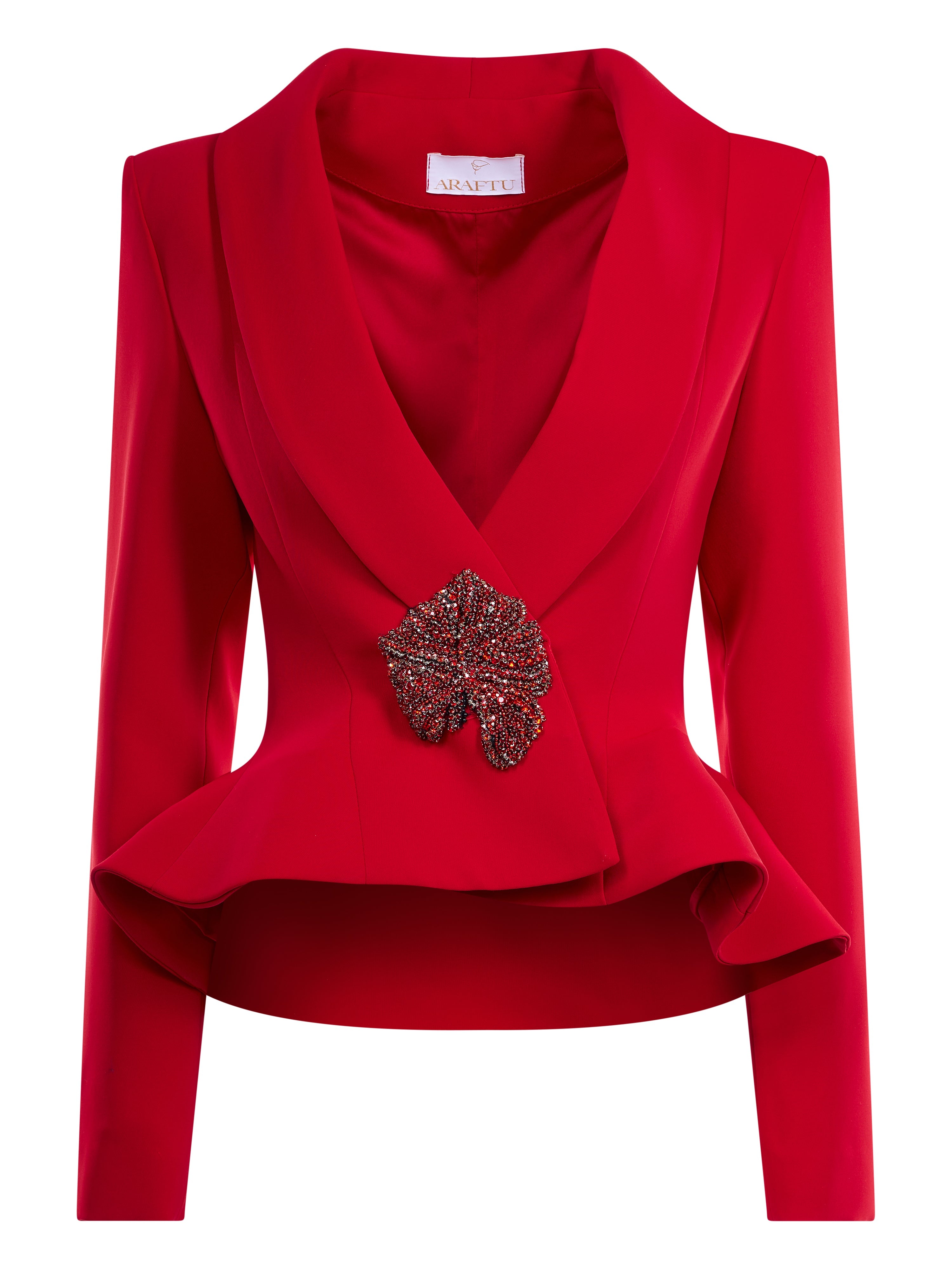 Sacou cambrat cu aplicatie Araftu Couture