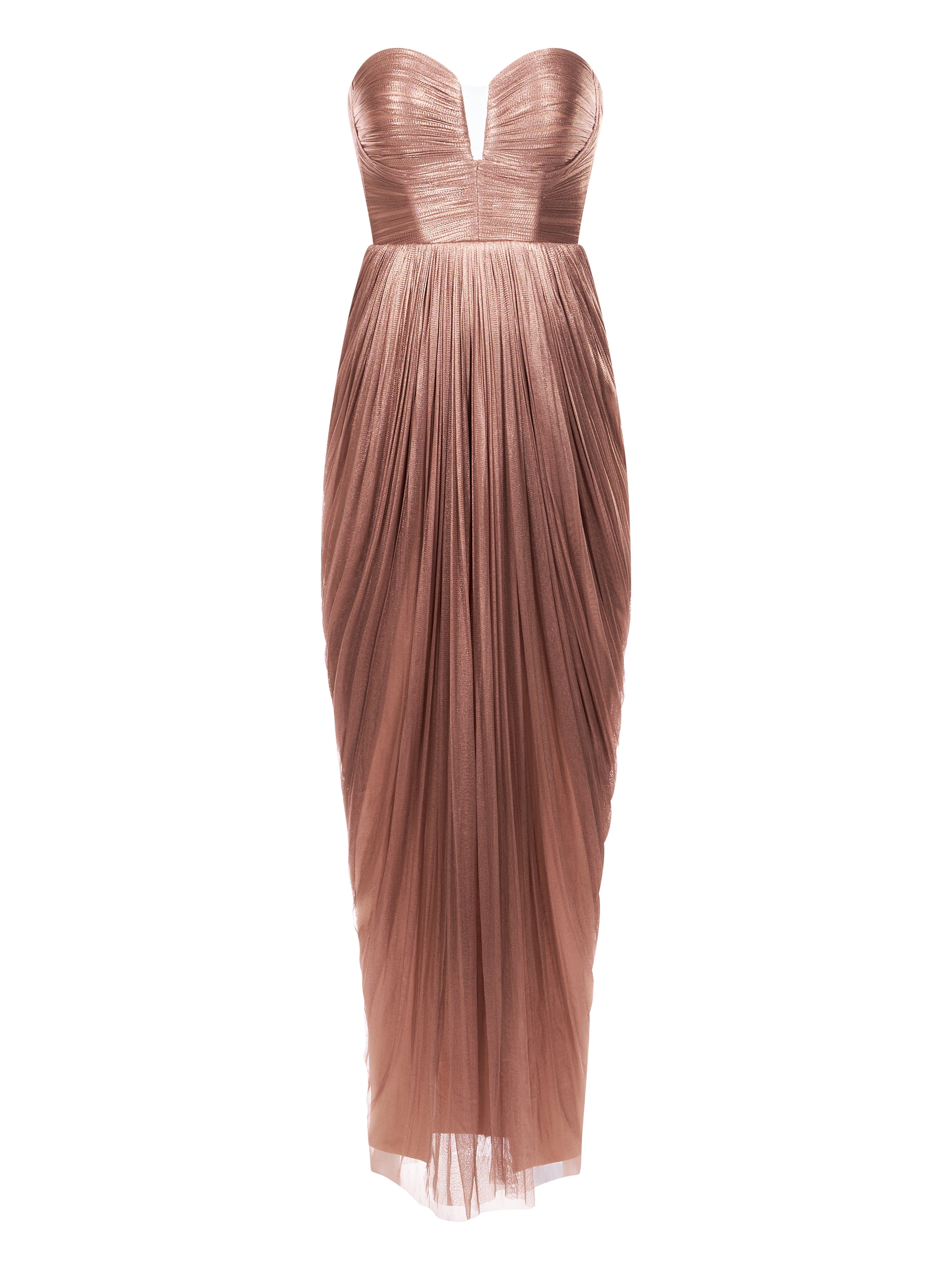 Rochie midi din tulle de matase Araftu Couture