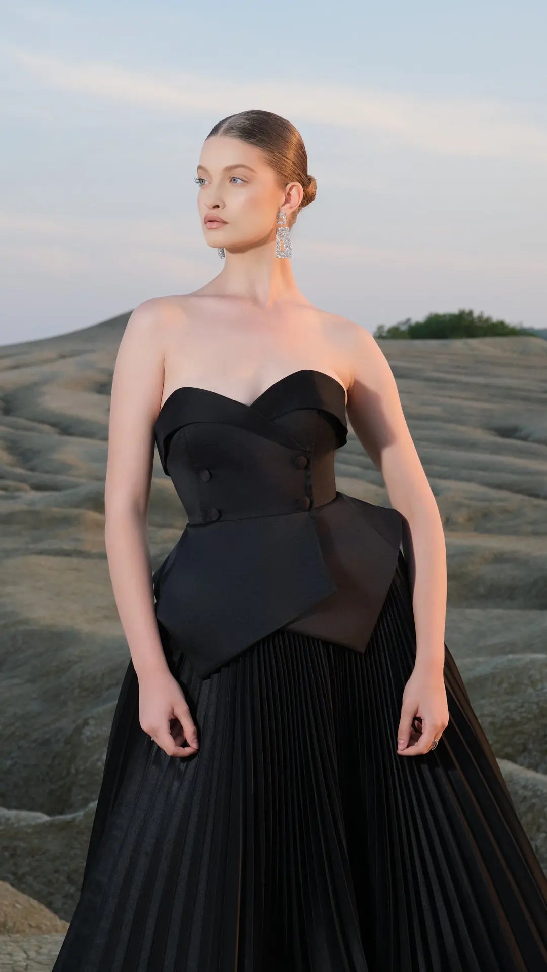 Corset cu revere si peplum Araftu Couture