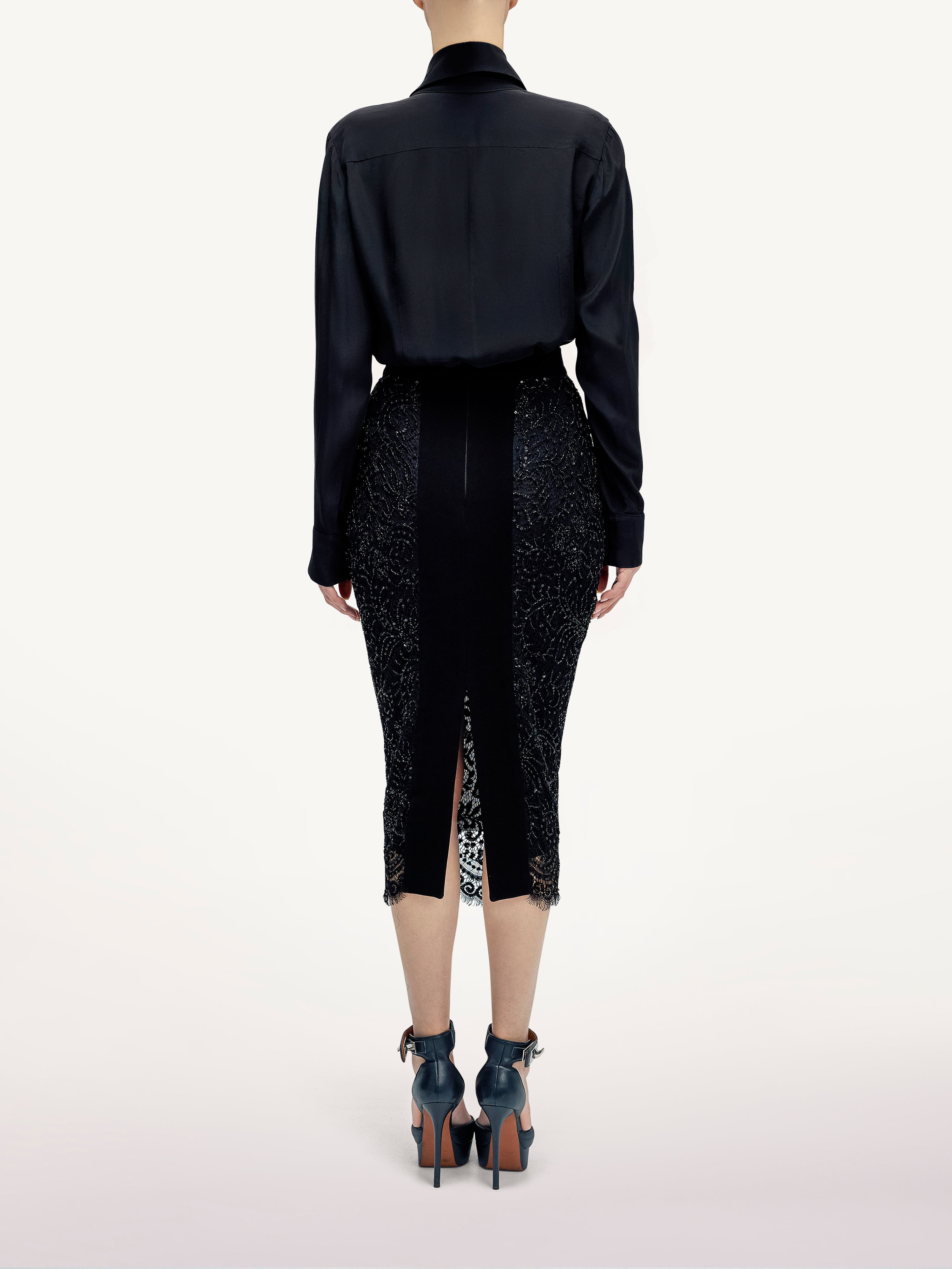 Costum cu Fusta din Dantela Araftu Couture