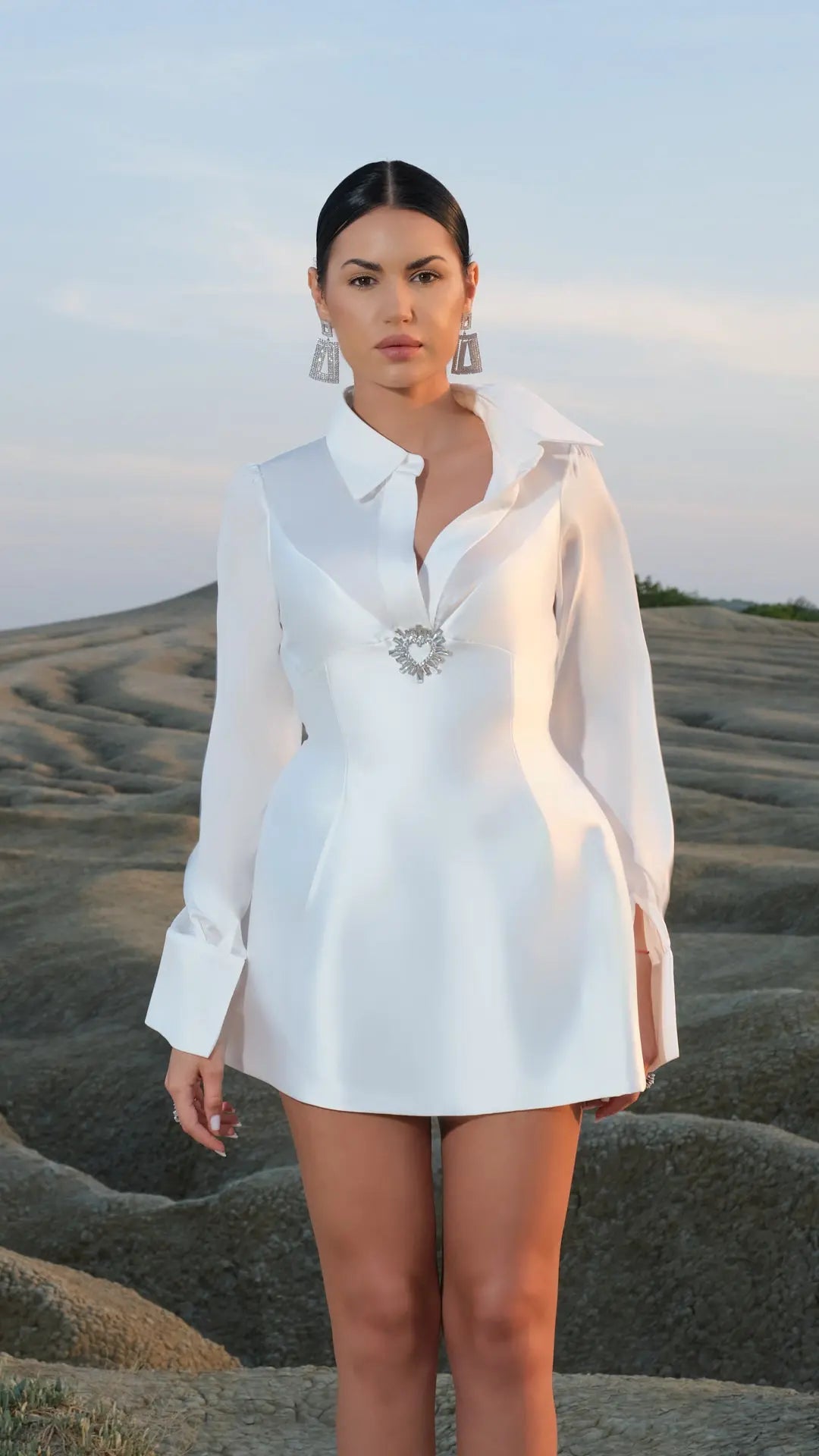 Rochie mini gogosar cu camasa inserata Araftu Couture