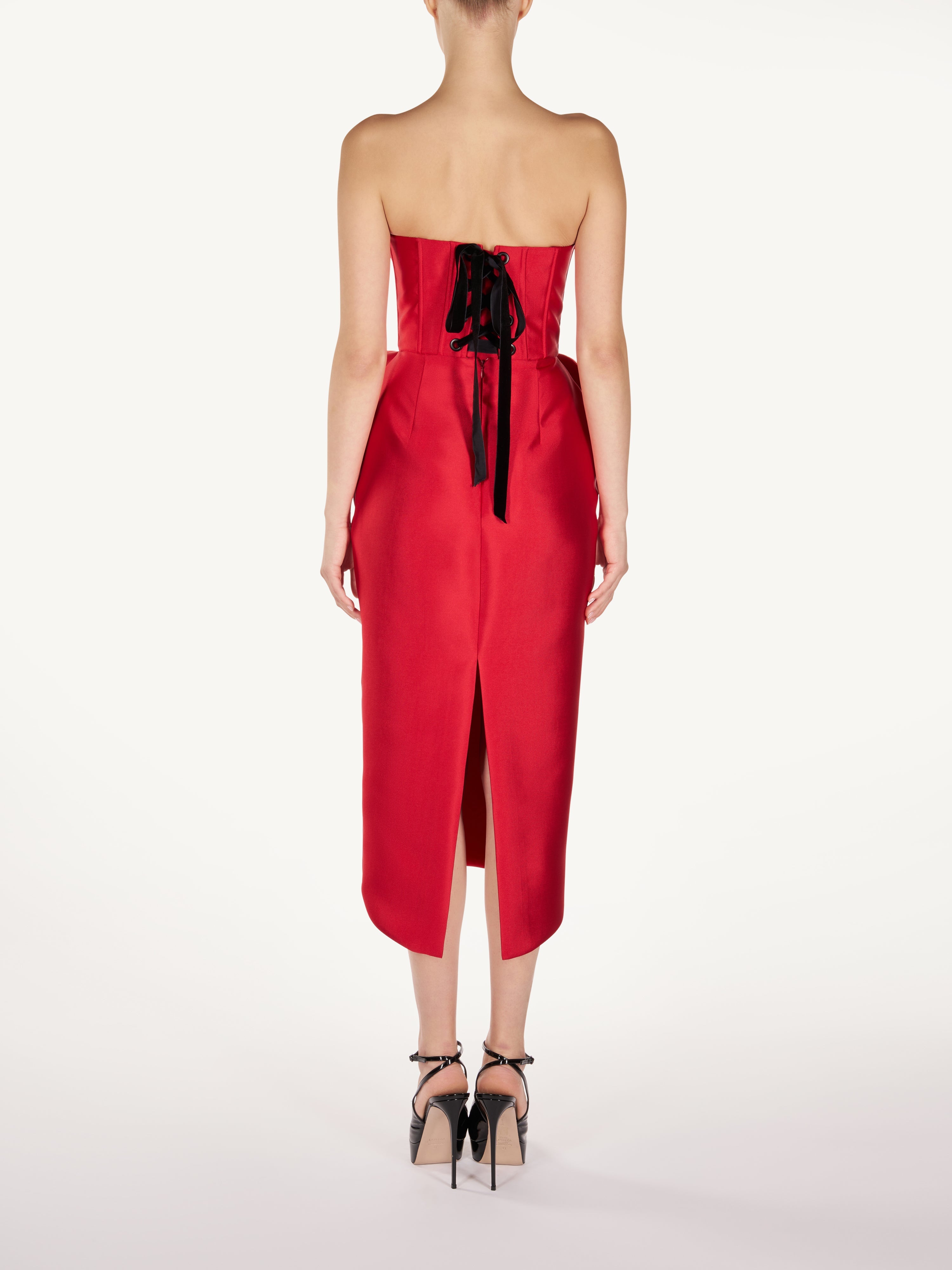 ROSE EMBELLISHED MIDI DRESS Araftu Couture