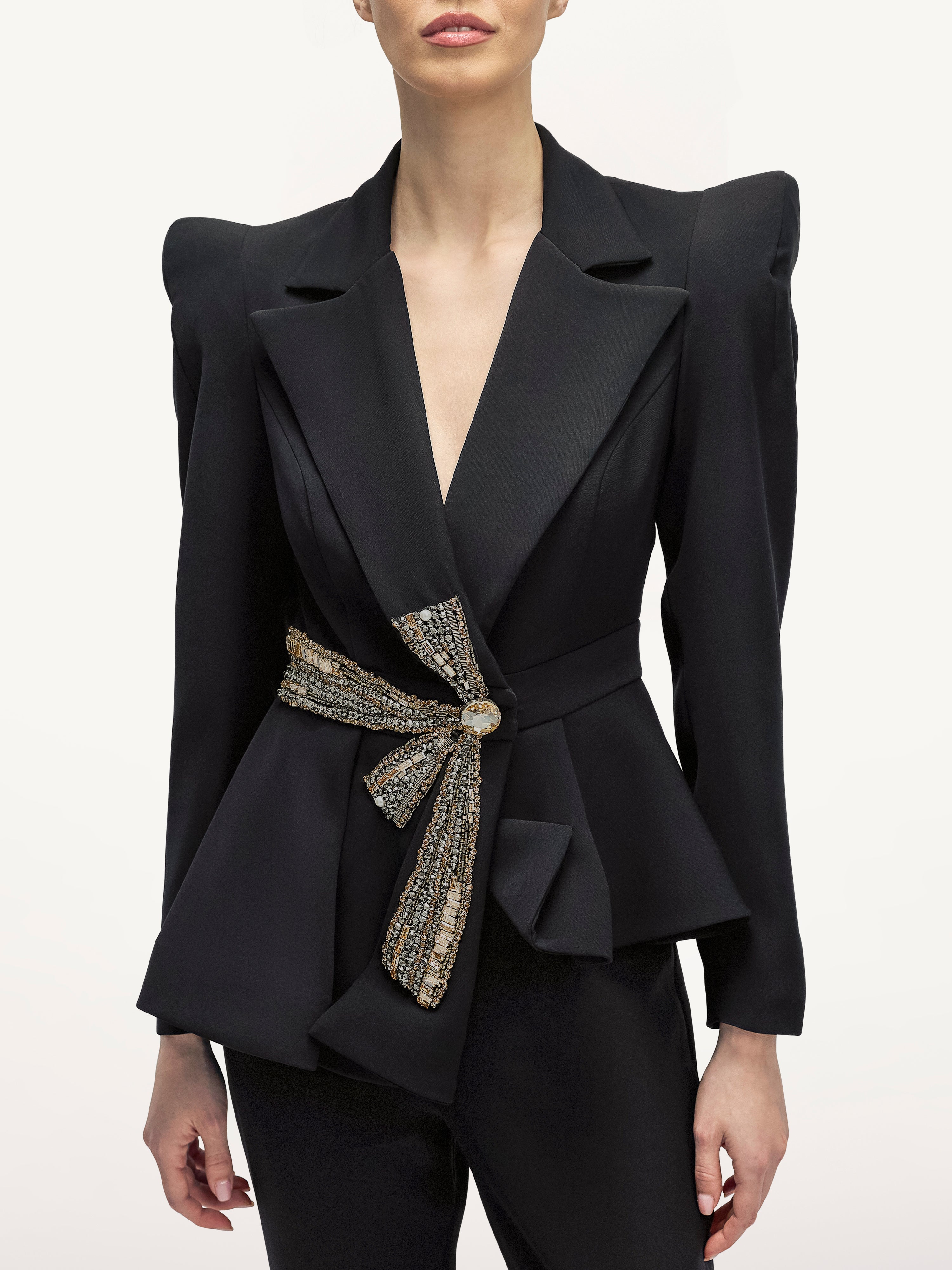 Costum Elegant cu Pantalon Pana  Araftu Couture