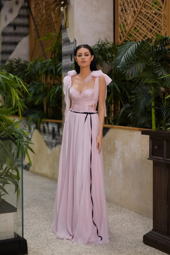 Rochie cloș din voal natural de mătase - Araftu Couture