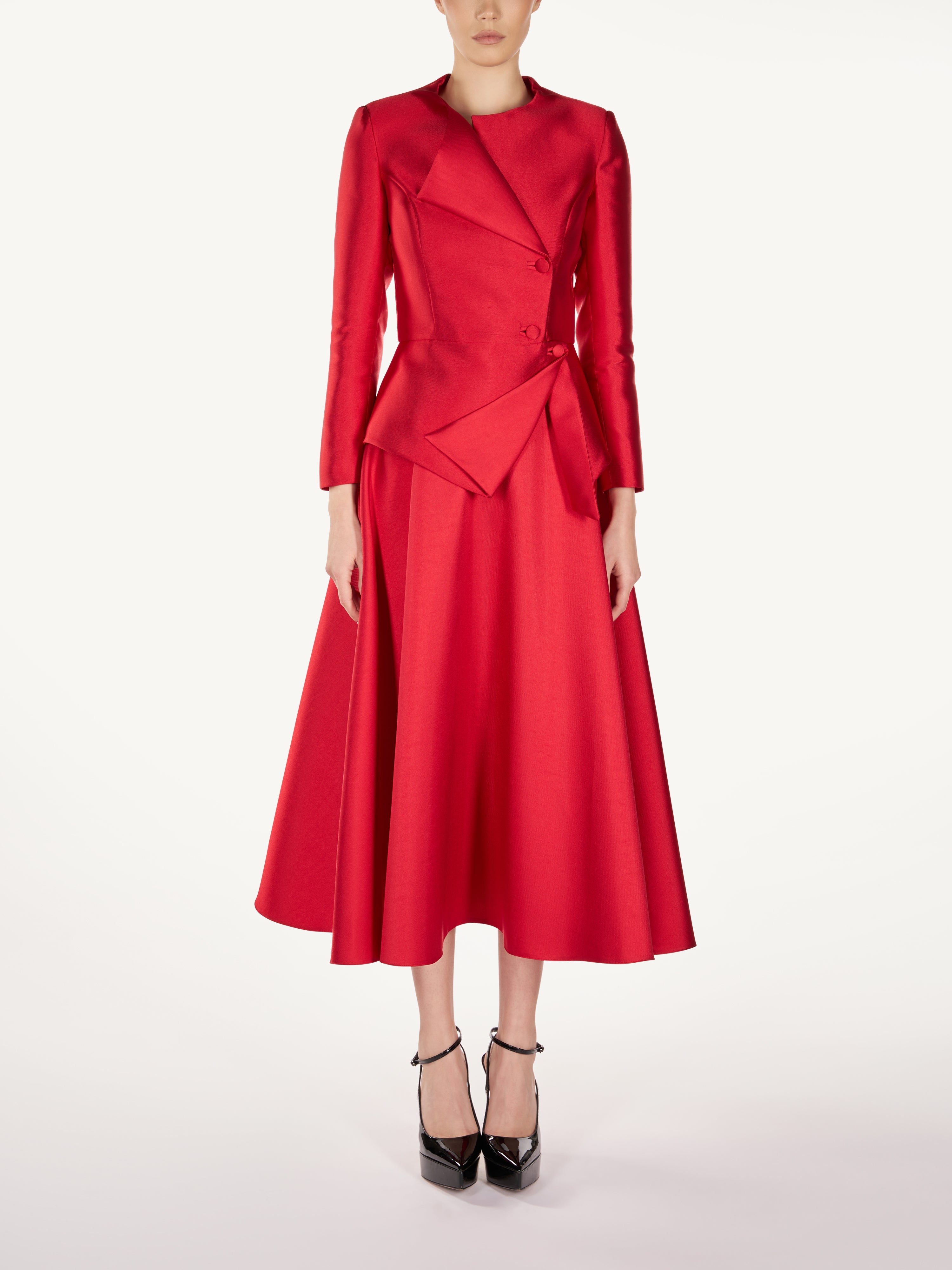 TAILLORED TAFETTA SUIT  Araftu Couture