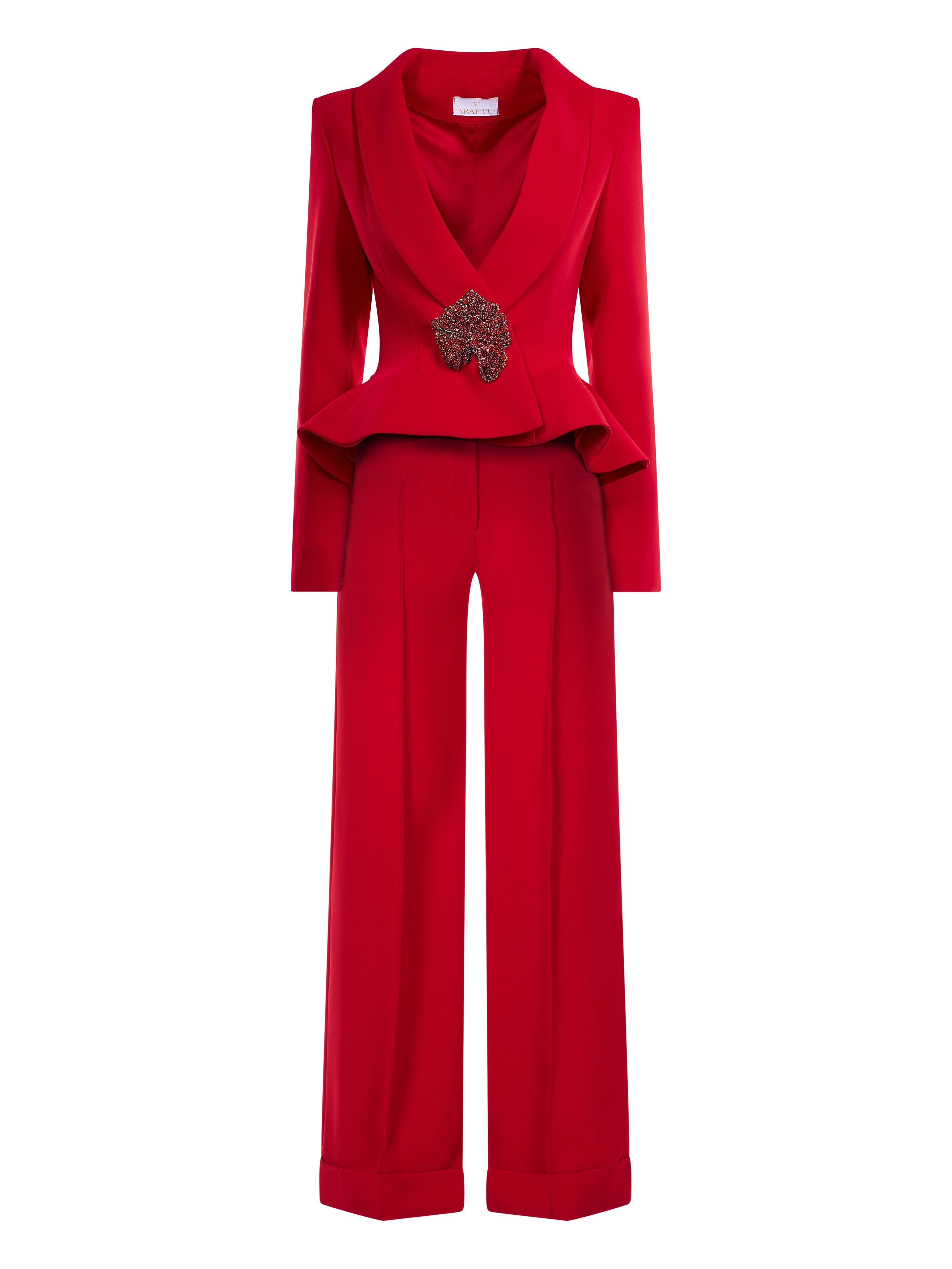Costum elegant cu Pantaloni Lungi  Araftu Couture