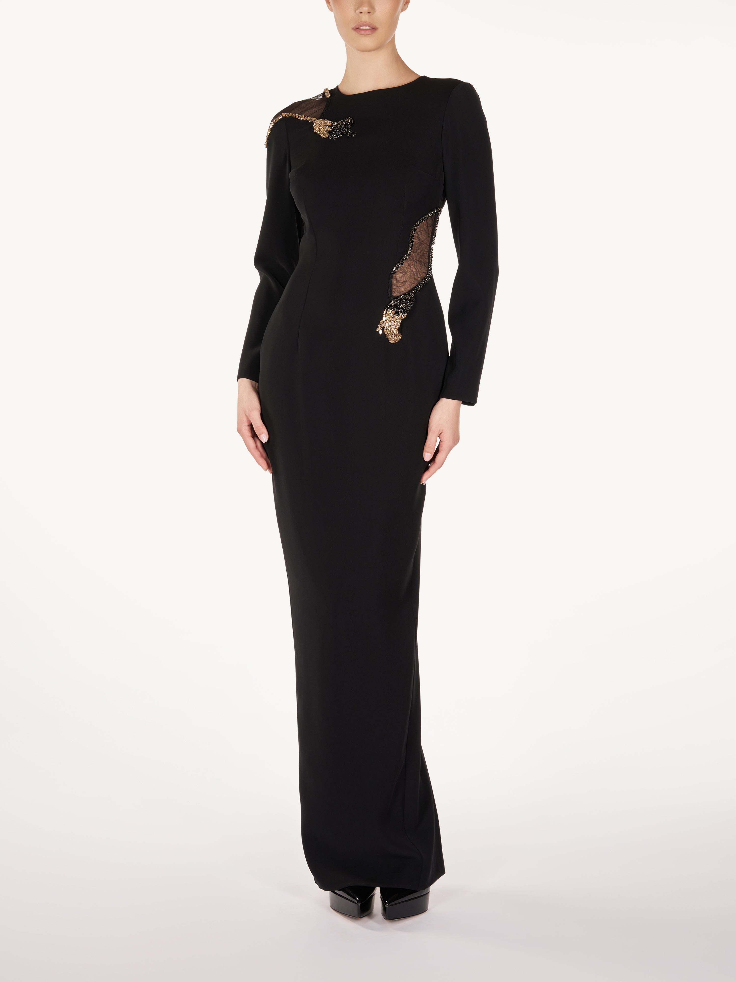 CALLA CUTOUT EVENING DRESS  Araftu Couture