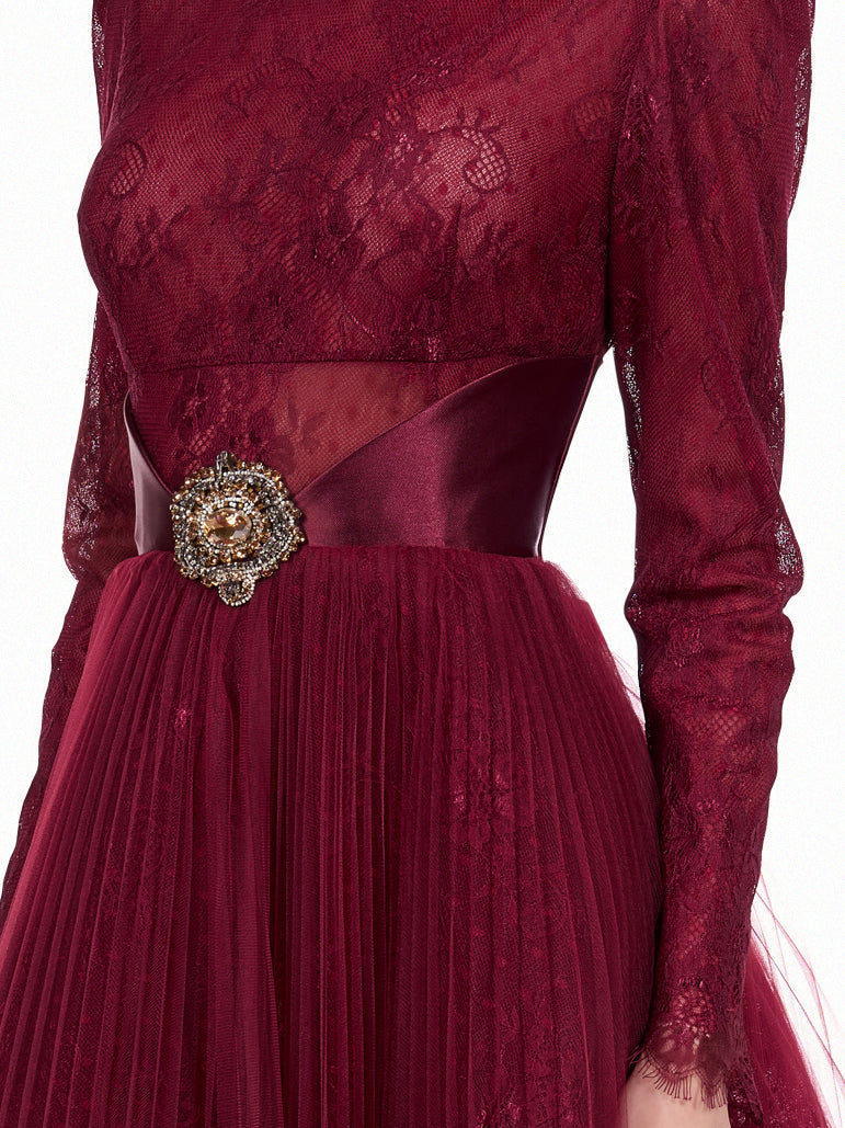 Rochie midi din dantela  Araftu Couture