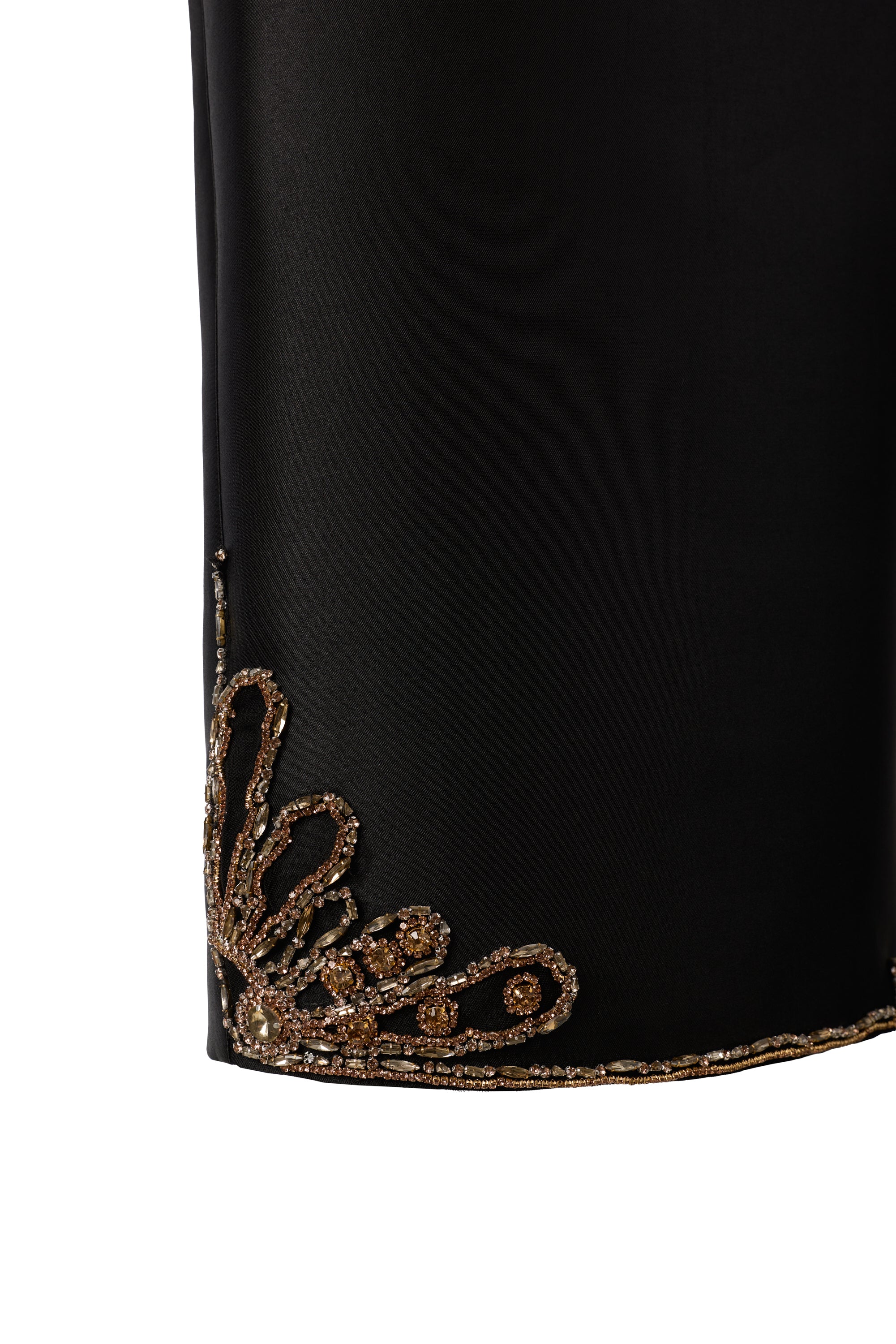 OFF SHOLDER MIDI DRESS WITH BEADS  Araftu Couture